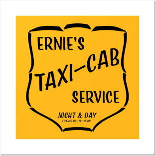 Ernie's Taxi-Cab Service Posters and Art